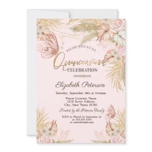 Pampas Grass Butterflies Quinceañera