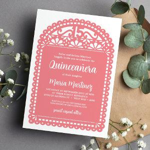 Papel Picado Inspired Pink Quinceanera Birthday