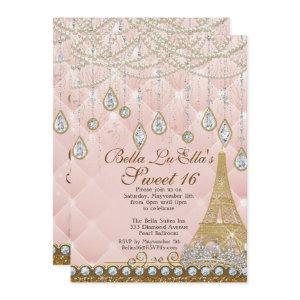 Paris Diamond and Pearls Birthday Party