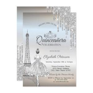 Paris Eiffel Tower,Drips,Ballerina  Quinceañera