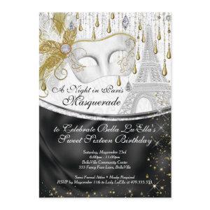 Paris Masquerade Birthday Event Party