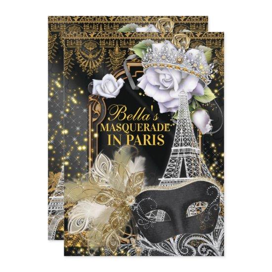 Paris Masquerade Birthday Party