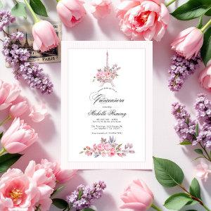 Parisian Pink Floral Quinceañera Photo