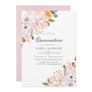 Pastel Hues Floral Quinceañera