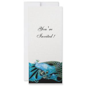 PEACOCK  black ,blue ,white, ice metallic