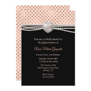 Pearls and Polka Dots Quinceañera