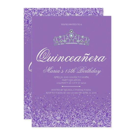 Perfect Purple Glitter, Quinceanera