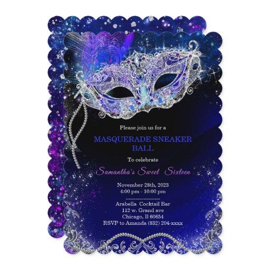 Personalized  Masquerade Sneaker Ball Template