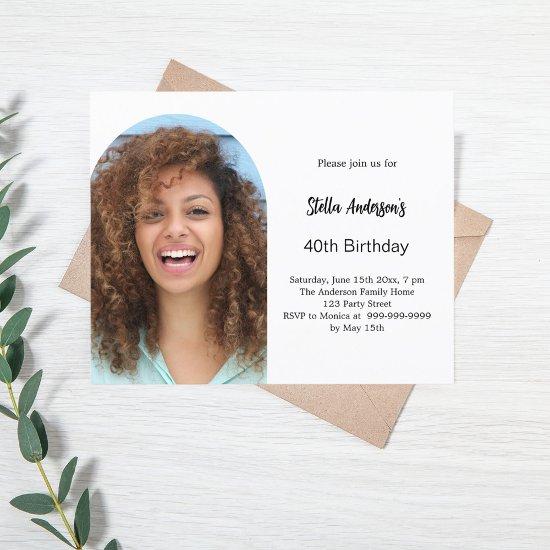 Photo arch birthday