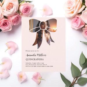 Photo bow cream Quinceanera