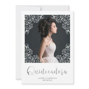 Photo Quinceañera Español Effect White Lace