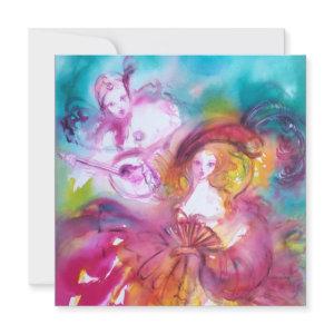 PIERROT AND ARLECCHINA Venetian Carnival, Announcement