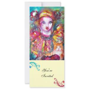 PIERROT WITH CAT / Mardi Gras Masquerade Party