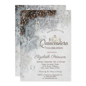 Pine Cones,Snowflakes,Tiara, Quinceañera