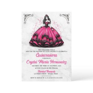 Pink and Black Quinceañera
