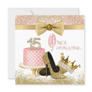 Pink and Gold Quinceanera Birthday Party