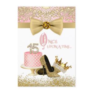Pink and Gold Quinceanera Birthday Party