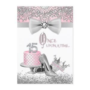 Pink and Gray Quinceanera Birthday Party