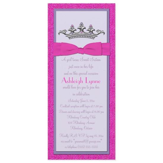 Pink and Purple Princess Sweet Sixteen