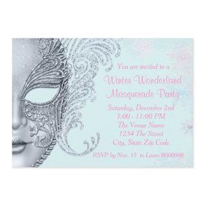 Pink and Teal Blue Winter Wonderland Party