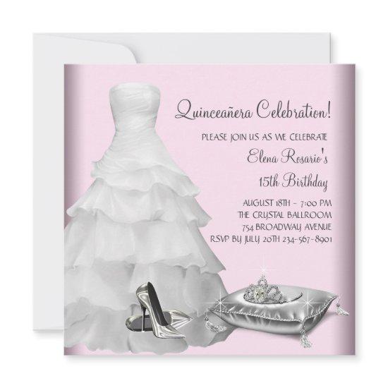 Pink Ball Gown High Heel Shoes Pink Quinceanera