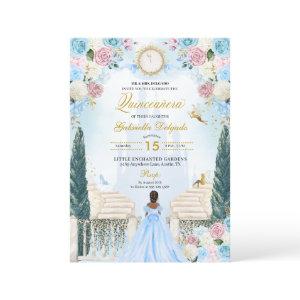 Pink & Blue Cinderella Princess Fairy Quinceanera