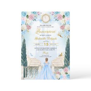 Pink & Blue Cinderella Princess Fairy Quinceanera