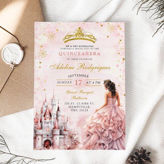 Pink Castle Palace Quinceanera Mexican Birthday