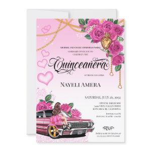 Pink Chicana Lowrider Chola Quinceanera
