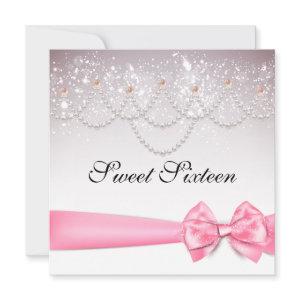 Pink Cotton Candy Sparkles Sweet Sixteen
