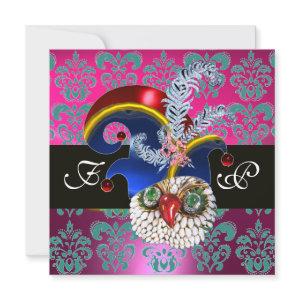 PINK  DAMASK ,JEWEL OWL ,ELF HAT,DIAMOND  FEATHERS
