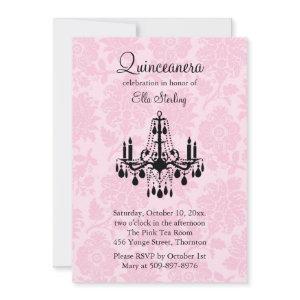 Pink Damask Quinceanera