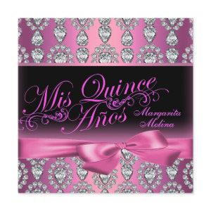 Pink Diamond & Bow Quinceanera