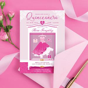 Pink Fashion Dream Gown Wardrobe Quinceanera Party