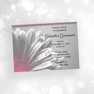 Pink Floral Highlights Quinceanera Party