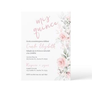 Pink Floral Quinceañera