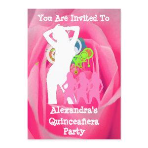 Pink funky fun party girls Quinceañera