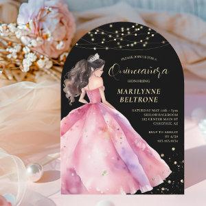 Pink Gold Princess Quinceañera