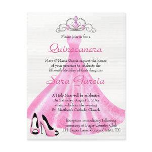 Pink Gown Quinceanera