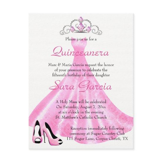 Pink Gown Quinceanera