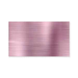 Pink Metallic Shimmer Foil Blank Place Card
