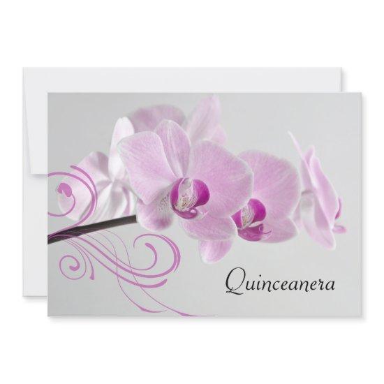 Pink Orchid Elegance Quinceanera