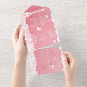 Pink Paper Paris Quinceañera All In One