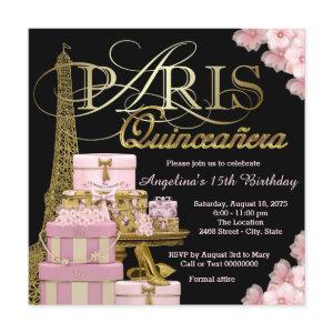 Pink Paris Quinceanera