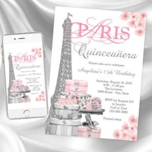 Pink Paris Quinceanera