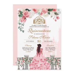 Pink Princess Fairytale Quinceañera with Roses