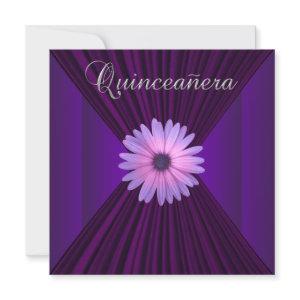 Pink Purple Daisy Purple Quinceanera