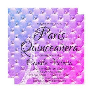 Pink Purple Paris Quinceañera Celebration