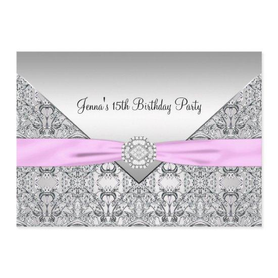 Pink Quinceanera 15th Birthday Party