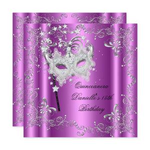 Pink Quinceanera 15th Birthday Party Masquerade